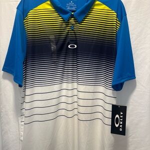 Oakley Tee Shirt New With Tags XXL Mens Westin Polo Ohydrolix Tennis Polyester